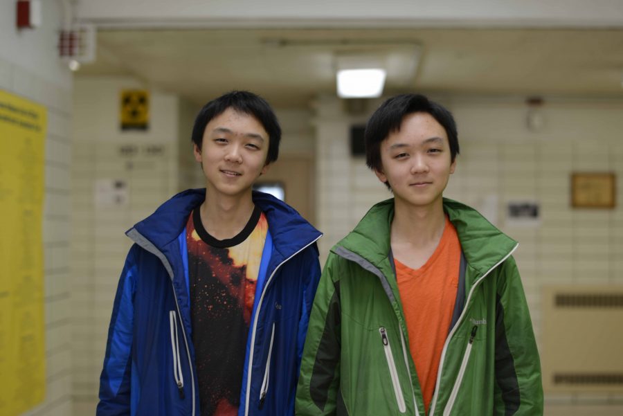 Twins Hans and John Hu heard about the competition through their father, who is a crystallographer. Their entry won 3rd place. 