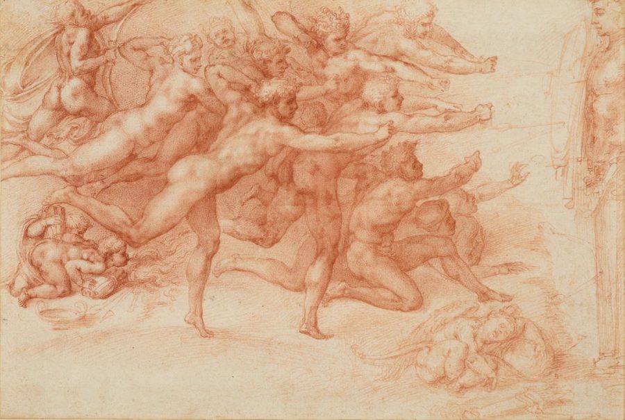 Image courtesy of The Metropolitan Museum of Art
Michelangelo Buonarroti (Italian, Caprese 1475–1564 Rome) 
Archers Shooting at a Herm
1530–33 
Drawing, red chalk; 8 5/8 x 12 11/16 in. (21.9 x 32.3 cm) 
ROYAL COLLECTION TRUST / © HER MAJESTY QUEEN 
ELIZABETH II 2017, 
www.royalcollection.org.uk