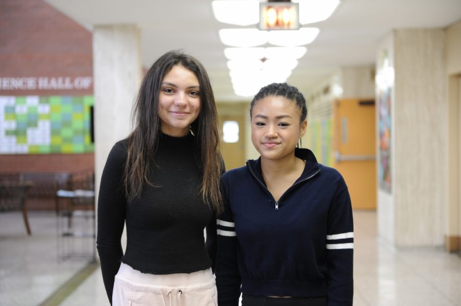 Evaluna Smithgartner 19 (left) and Maya Miura 19 (right) enjoyed the book A Wrinkle in Time as children.