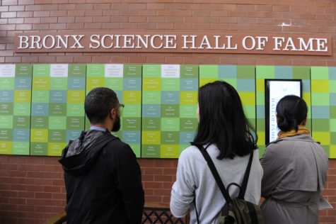 On Sunday, June 3, 2018, many alumni returned to Bronx Science for Alumni Day in celebration of the schools 80th anniversary, and many admired the Hall of Fame installation in the main lobby.
