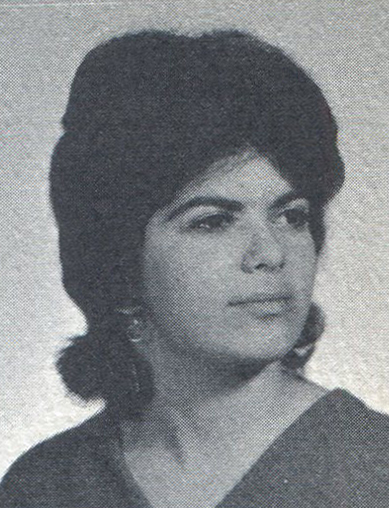 The senior portrait of Jan Alscher ’66 as seen on the 1966 Bronx Science yearbook.