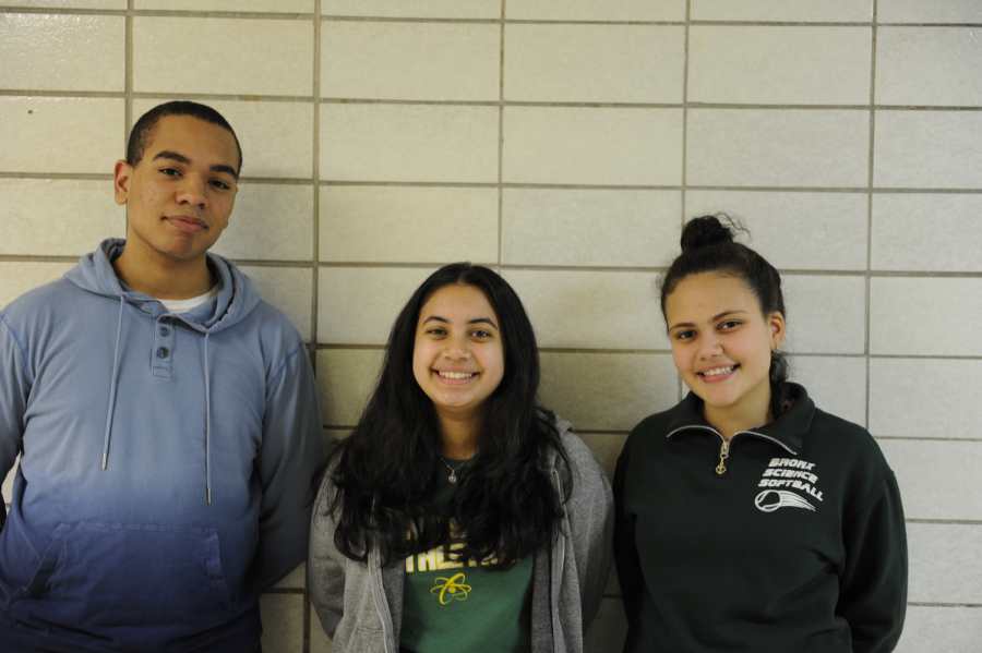  “I think it's been really important in developing a community for Latino/Hispanic students at our school,” said Elijah Fernandez. (Pictured Left to Right: Elijah Fernandez, Secretary; Gabriela Gaddam and Melanie Tejeda, Co-Presidents)