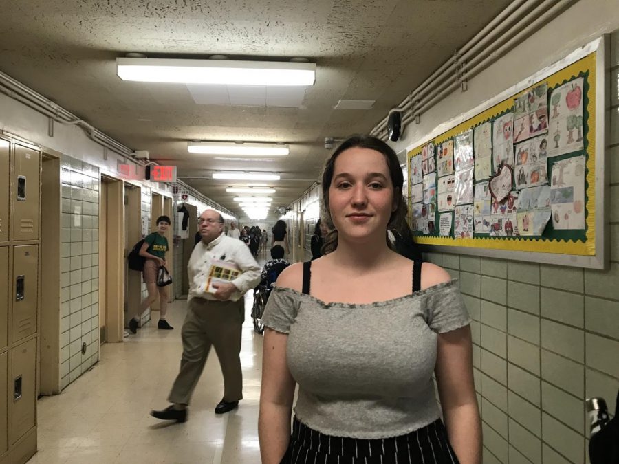 Sarah Mack ’19 advocates for better treatment of animals, saying, ““I don’t think eating meat is bad, but the way we raise animals for consumption is inhumane. I don’t want to contribute to that.”