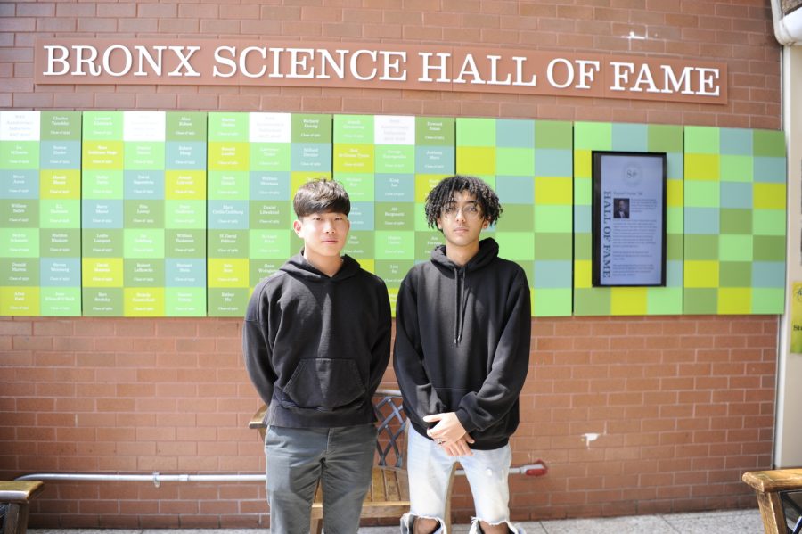 Adam Chong ’20 and Mostafa Mohamad, cofounders of Science for Bronx. 