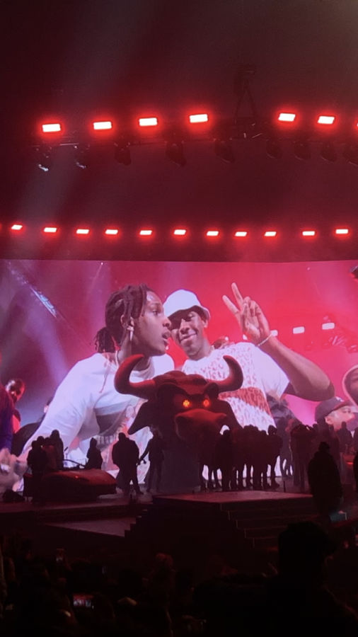 Tyler the Creator (right) makes a guest appearance at Yams Day 2020.