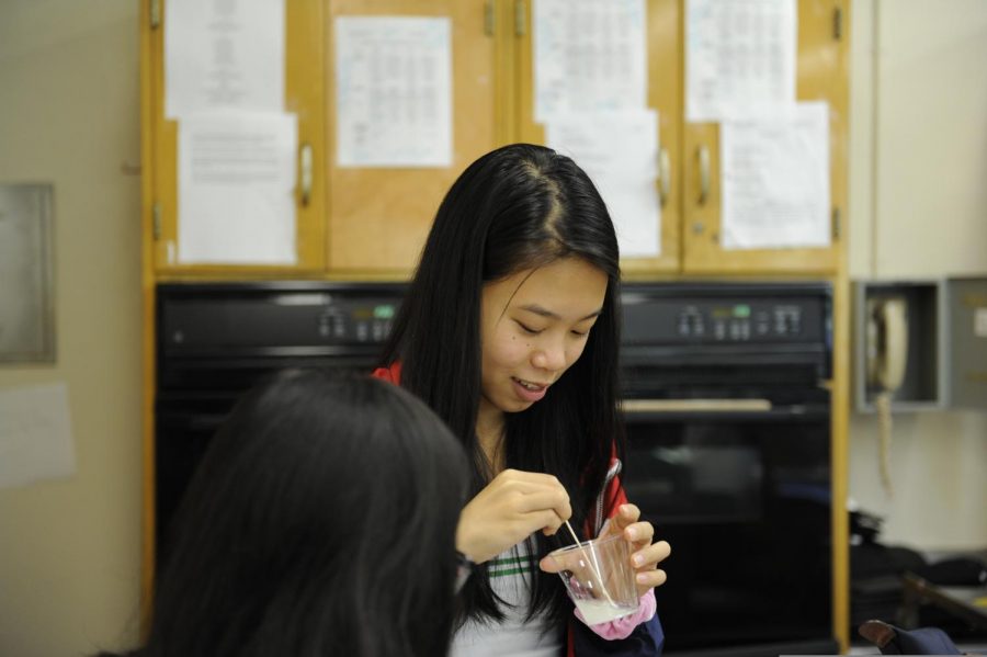 Nutritional Science allows students to make food to better understand its impact on the body.