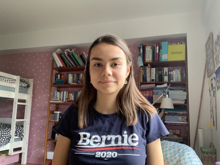 Katarina+Kovacevic+20%2C+a+devoted+long-time+supporter+of+Bernie+Sanders%2C+will+be+voting+for+Joe+Biden+in+the+November+2020+Presidential+election.%0A