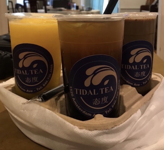 Tidal Tea is currently open to the community. “We are open for take out and pick up. We take cash and any electronic method of payment,” said Ethan Chen ’20.