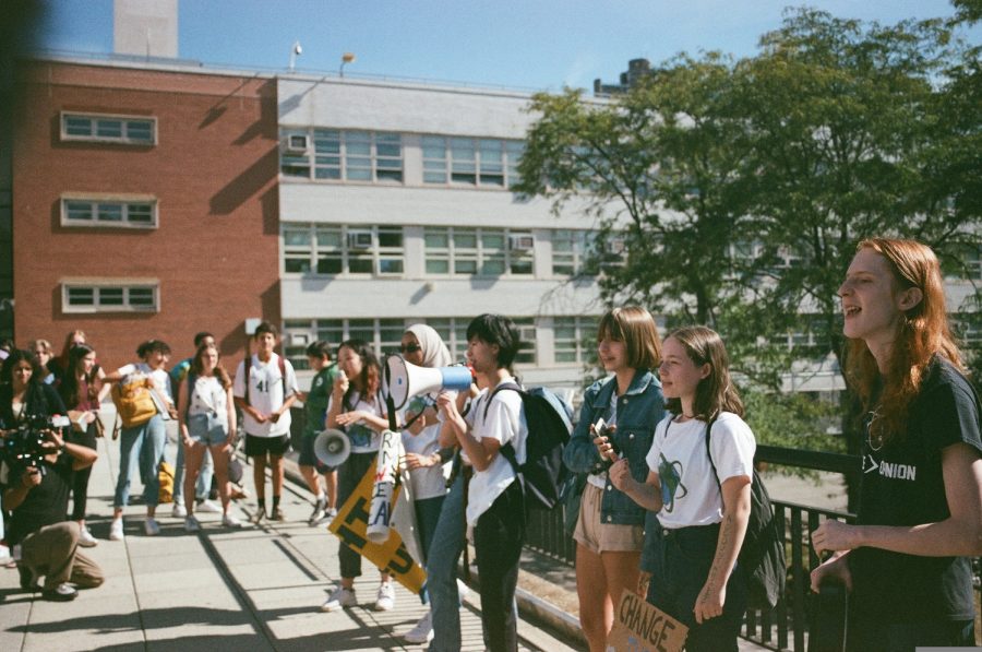 In September 2020, Bronx Science students joined the worldwide protests for action against climate change.