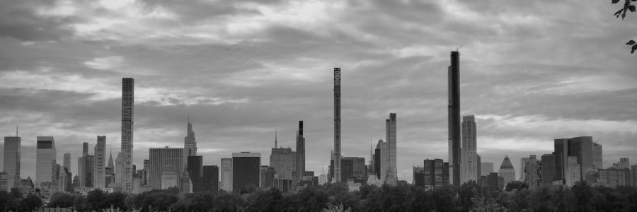 Here is a panoramic view of Billionaires’ Row as seen from within Central Park in Manhattan.