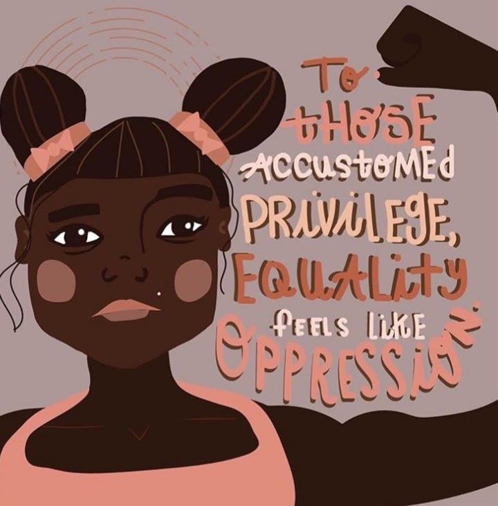 This piece, created by Arvilla Mae Moret on Instagram, has been used by Little Justice Leaders, a subscription where subscribers receive a box of carefully selected materials in order to help young children better understand a specific social justice issue.