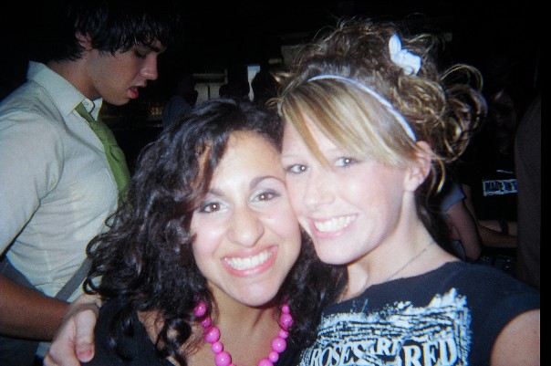 Here is Ms. Daly (pictured at right), a Bronx Science Chemistry teacher, at a local concert during her senior year of high school in the year 2005, with one of her friends.