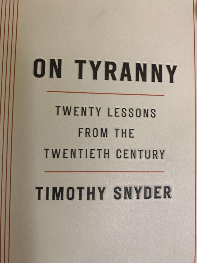Timothy+Snyders+On+Tyranny+is+a+thoughtfully+written+and+compelling+guide+as+to+how+we+can+reverse+our+current+democratic+backsliding.+It+eerily+predicted+the+events+of+January+6th%2C+2021.%0A
