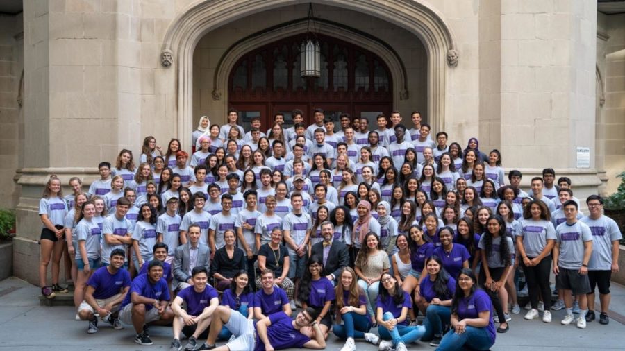 Here is the Class of 2022 at Macaulay Honors College at Hunter. “When applying to Macaulay, I ultimately decided on Hunter College as my school of choice, partly because I could see the diversity among the students in the class photos,” said Eric Dayts.