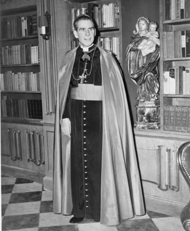 Archbishop Fulton Sheens multiple TV shows made him a household name in the 1950s, and the Catholic Church is currently discussing making him a canonized saint.