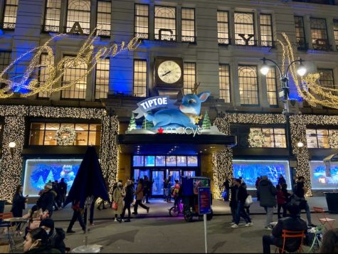 New York City’s holiday window displays began with the 1874 Macy’s display of scenes from Harriet Beecher Stowe’s Uncle Tom’s Cabin, wildly different from the displays that exist today.