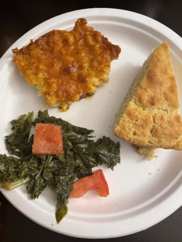 “I think that baked mac and cheese is a staple of Black culture”, said Emani Wilson ’23. 