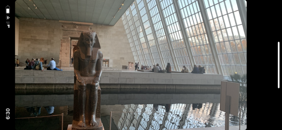 Lila Acheson Wallace Galleries of Egyptian Art: The Seated Statue of Hatshepsut

I think The Met offers a wide variety of collections. Not only do they have paintings and sculptures but there are many historical exhibits that display furniture, pottery, etc, said Arifa Tasmiya 22.