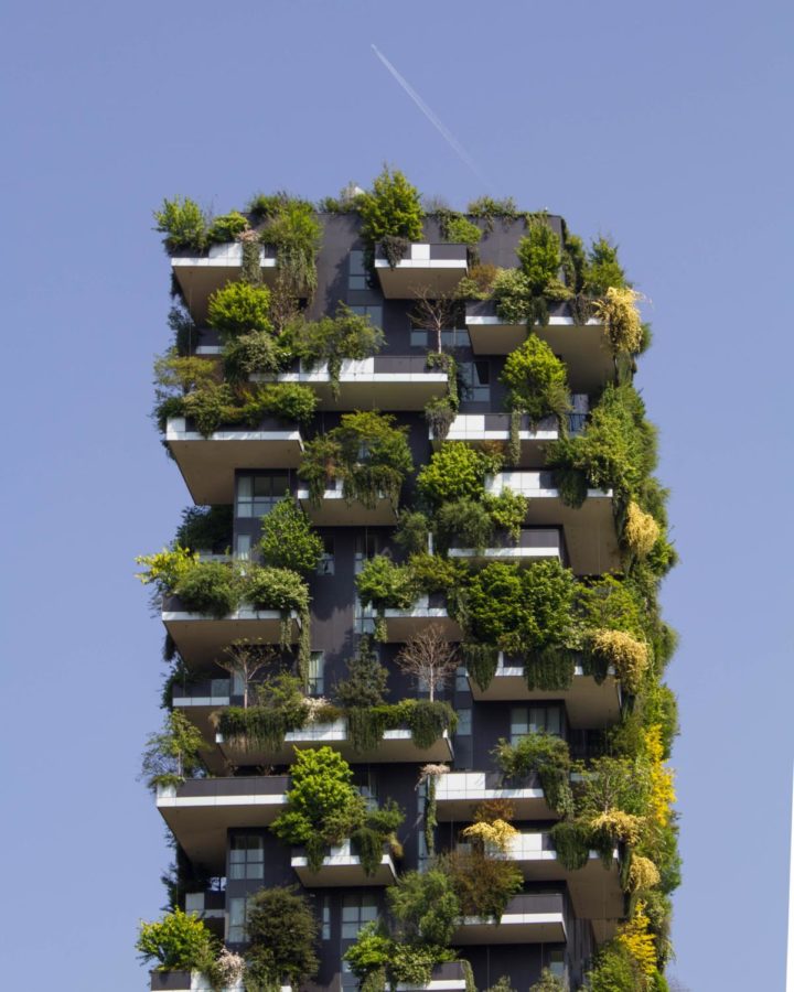 Bosco Verticale, also known as the Vertical Forest, is a sustainable residential structure in Milan, Italy, that highlights the importance of adding sustainability into the daily lives of people.