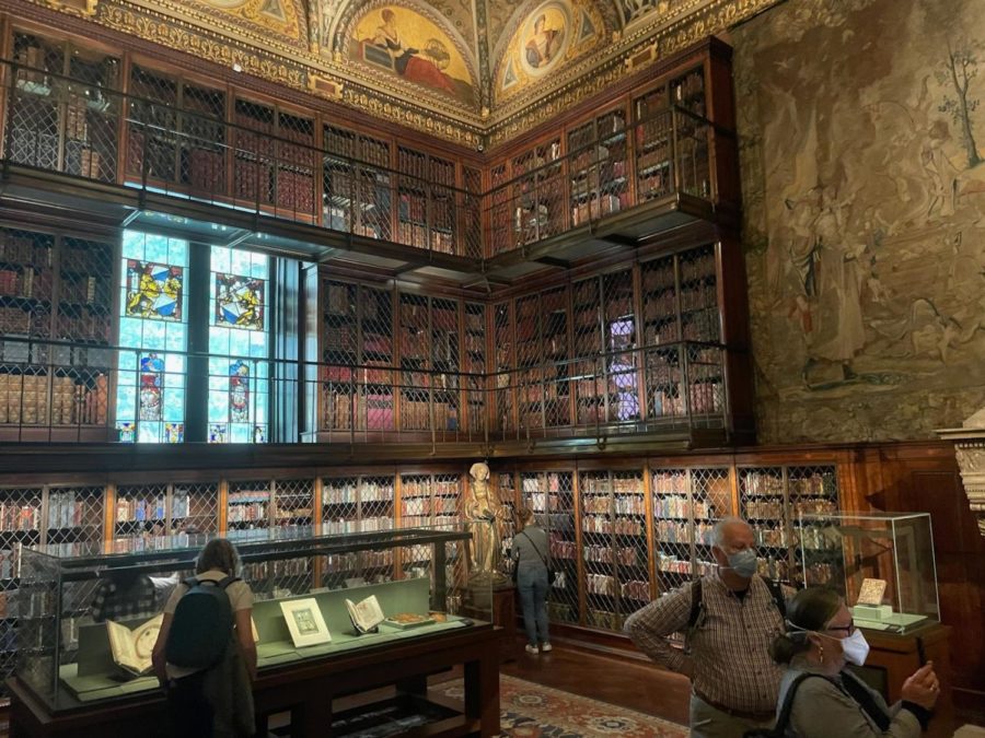 The Morgan Library is home to a colossal collection of classic literature, enclosed within carefully crafted murals. 
