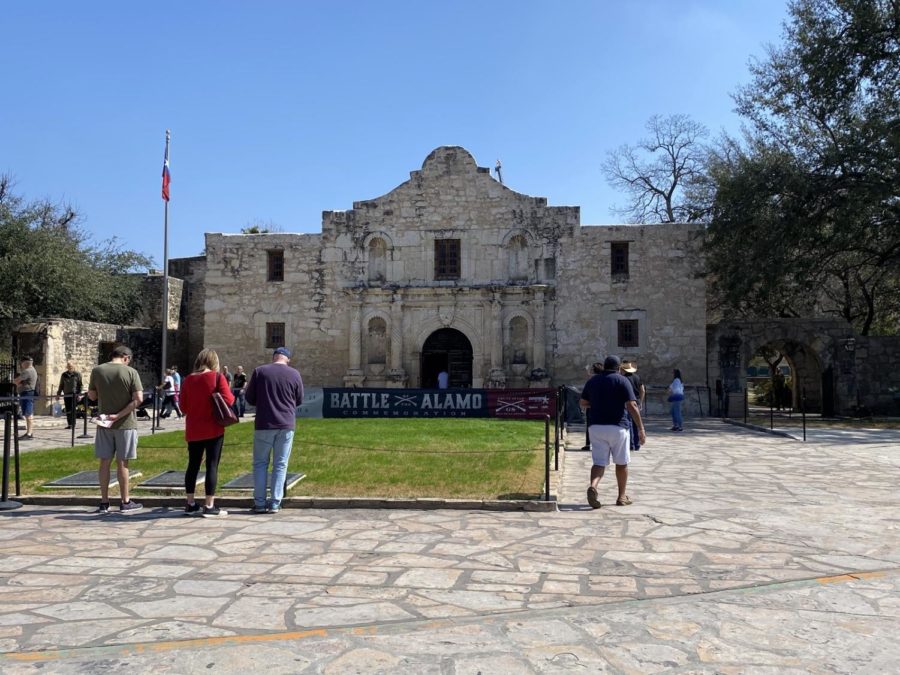 The Alamo was an old Spanish mission building that was turned into a military fort. Today, the Alamo building is still standing in San Antonio, Texas.