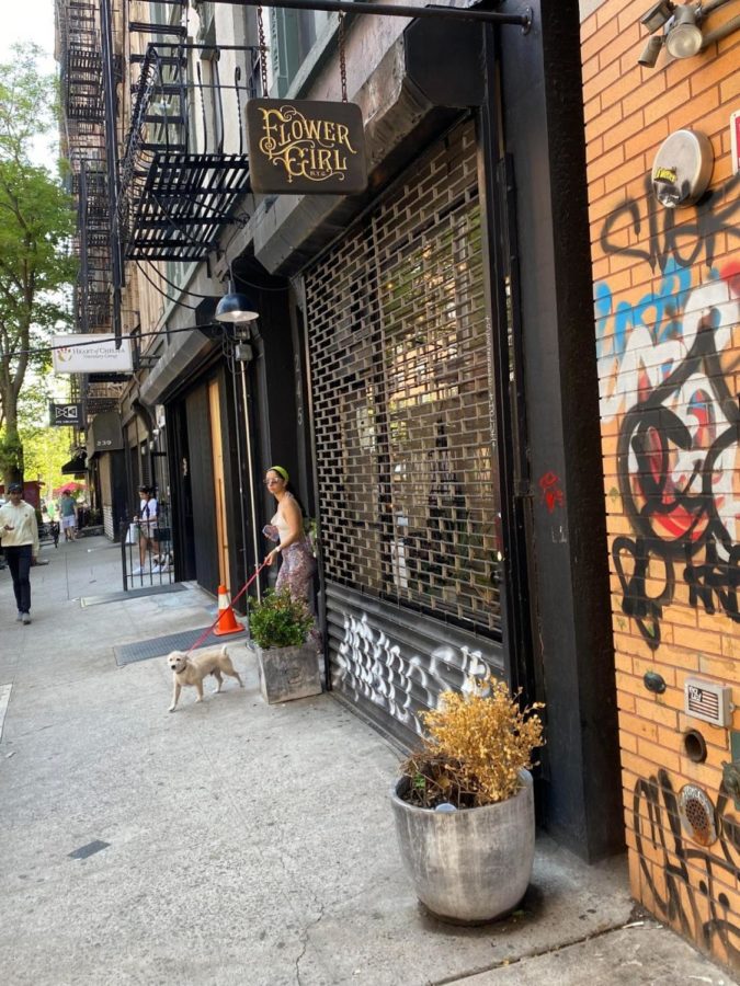 The shop, located on a peaceful street in Lower Manhattan, typically is bustling with customers excited to review the bouquets offered. Unfortunately, the shop is temporarily closed for covid related reasons.