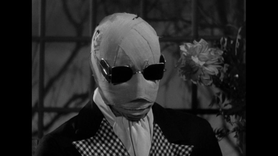 A common depiction of the invisible man within movies and 