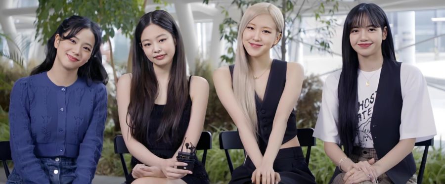 From left to right are Jisoo, Jennie, Rose, and Lisa. Blackpink not only showed their influence in music, but also through games. In July of 2021, Blackpink collaborated with PUBG, a video game. During the collaboration, PUBG released outfits based on Blackpink, and held an in-game concert, allowing fans worldwide to participate, free of charge.