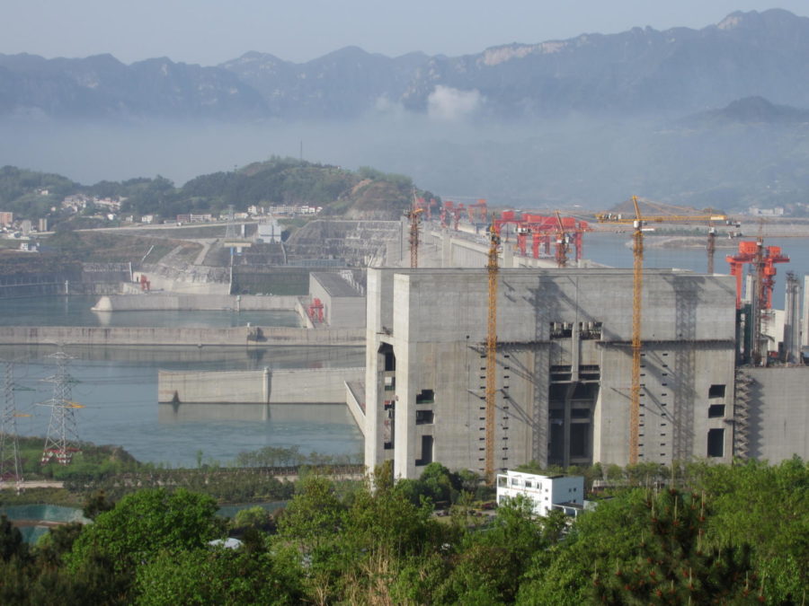 The Three Gorges Dam spans along the Yangtze River, serving as a major hydroelectric source. The recent drought has limited its water flow, decreasing its productivity in providing electricity to provinces that rely upon it.