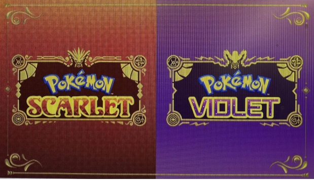 Here is the logo for the new Pokémon games Pokémon Scarlet and Pokémon Violet which were released on November 18th, 2022.
