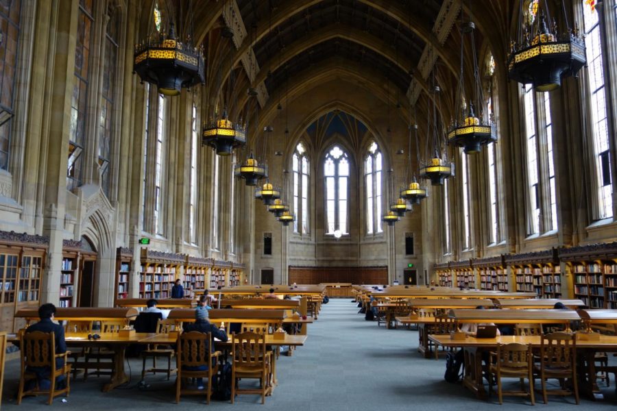 Here are the Central Libraries (Suzzallo and Allen) of the University of Washington in Seattle.