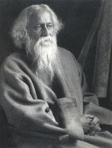 Here is a classic portrait of Rabindranath Tagore, taken four months before his death on August 7th, 1941.
