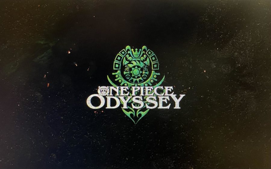 Here is the logo of the game One Piece Odyssey.