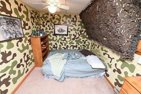 Pictured above is the room of Jack Teixeira, where the discord leaks allegedly first began.