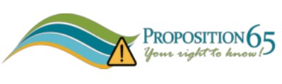 Here is the logo associated with the official website for Proposition 65. 