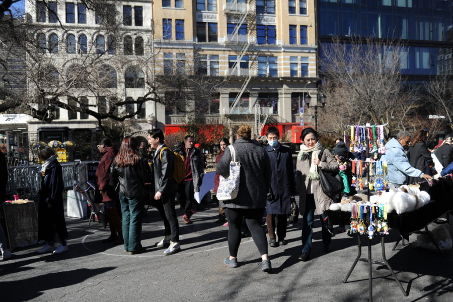 The Union Square Greenmarket hosts over 60,000 shoppers on Mondays, Wednesdays, Fridays and Saturdays, year-round from 8 a.m. to 6 p.m.