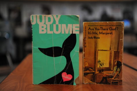 Here are Judy Blume’s Blubber and Are You There God? It’s Me, Margaret, the exact copy that was my mothers.