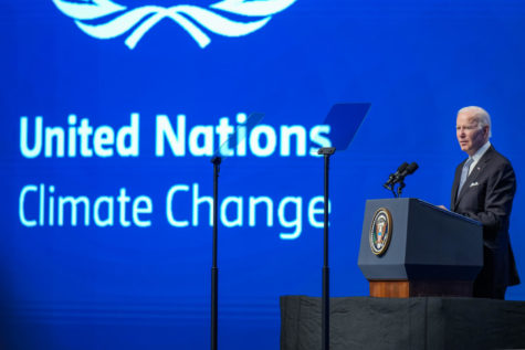 In 2022, President Biden attended the Climate Conference in Egypt, highlighting his devoted interest in addressing the climate crisis, along with his efforts to create a cleaner, greener planet by working with other countries. (Photo Credit: White House, Public domain, via Wikimedia Commons)