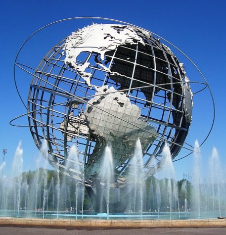 The Unisphere is one of the few structures that remained in the park following the end of the 1964 New York Worlds Fair. Today, the Unisphere is still an iconic symbol of not only Corona Park, but also of the entire borough of Queens. (Photo Credit: Beyond My Ken, CC BY-SA 4.0 , via Wikimedia Commons)