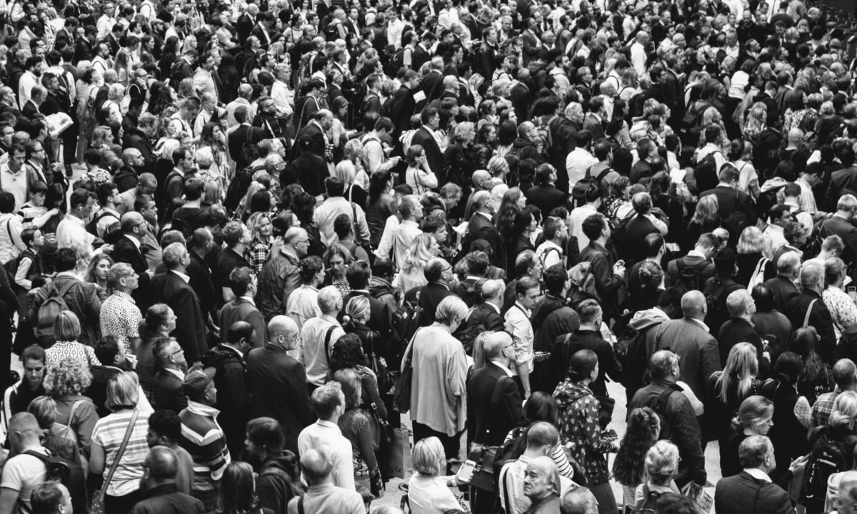 Even though the population is still increasing, the rate at which the population is increasing is decreasing rapidly, and many people say that after a certain point, the population will fall. (Photo Credit: Rob Curran / Unsplash)
