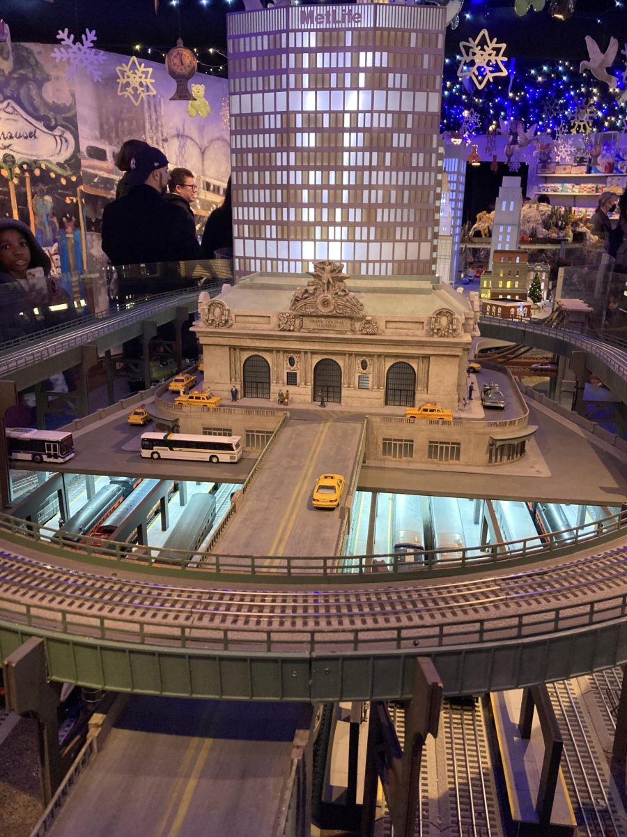 The exhibit opens with a replica model of Grand Central Terminal itself and the surrounding streets.