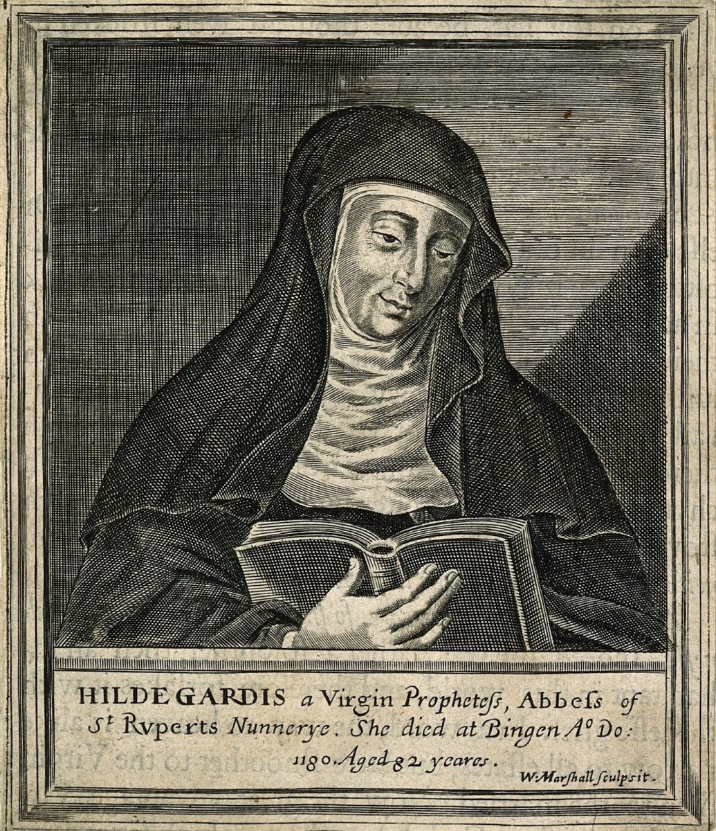 “Dare to declare who you are. It is not far from the shores of silence to the boundaries of speech. The path is not long, but the way is deep. You must not only walk there, you must be prepared to leap” wrote Hildegard of Bingen.
(Image Credit: William Marshall, CC BY 4.0 , via Wikimedia Commons) 