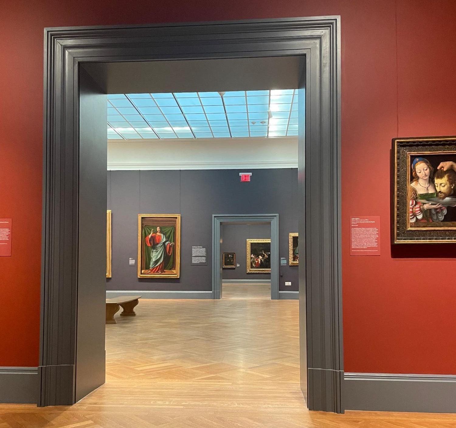  Increased illumination and new paint were some of the many alterations undertaken by curators during the renovation of the European galleries at the Metropolitan Museum of Art in Manhattan. 
