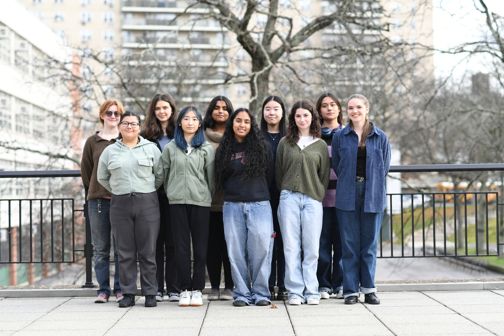 Here, the Managing Editors, Copy Chiefs, and Editors-in-Chief of ‘The Science Survey,’ the writers of the January 2024 Advice Column, pose for a photo. From left to right are Acadia Bost ’24, Hallel Abrams Gerber ’24, Nehla Chowdhury ’24, Charlotte Zhou ’24, Eilidh Kristen Ince ’24, Ruby Moran ’24, Ella Zheng ’24, Bianca Quddus ’25,  Aviv Kotok ’25, and Monica Reilly ’24. Photo Credit: Alexander Thorp