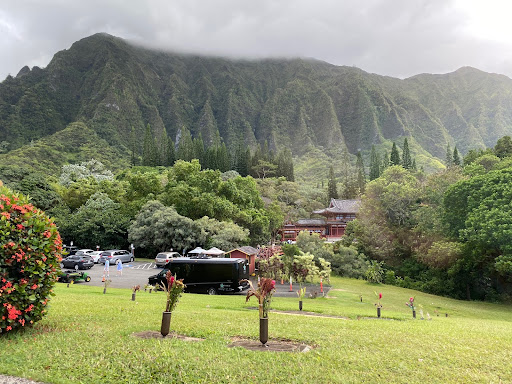 Receiving 300,000 visitors a year, the Byodo-In Temple gives tourists a glimpse of Hawaiian culture. The temple is home to koi fish, swans, and cats, and invites visitors to enjoy the peaceful natural surroundings. 