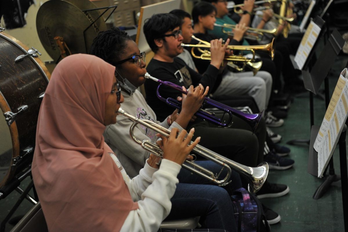  Bronx Science also has a foundational music class known as Intermediate Band, where under the mentorship of Mr. Mantilla, students are prepared for the main performance classes.