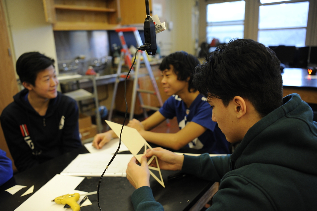 Students use a variety of materials and technology to create their deigns including laser cutting and 3D printing. 

