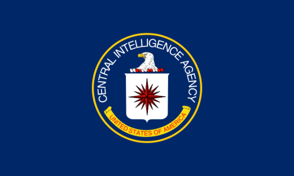 Here is the official flag of the Central Intelligence Agency (CIA). The CIA was created in 1947 by President Harry S. Truman with the purpose of collecting and analyzing intelligence in order to protect national security. (Image Credit: Fry1989, Public domain, via Wikimedia Commons)