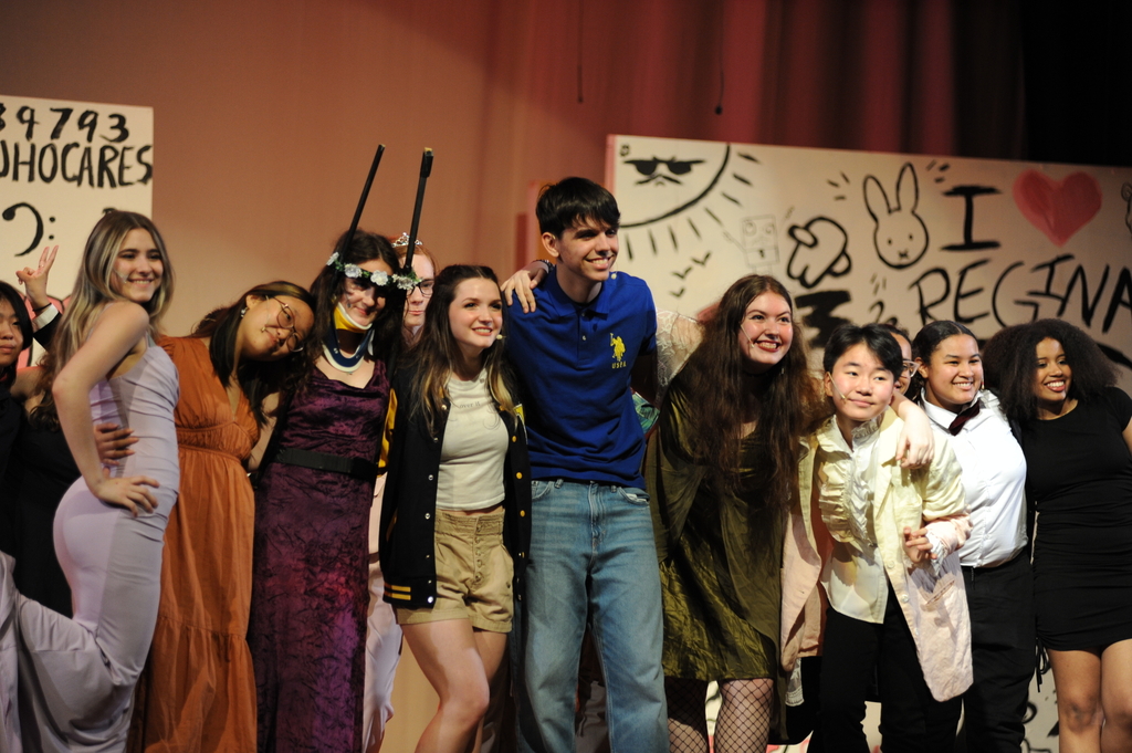 At the end of the musical, differences between the cliques of North Shore High School are put aside to enjoy the Spring Fling. Cady has admitted to her mistakes, won the math state championship, and reconciled with Janis, Damien, Aaron, and even the Plastics.