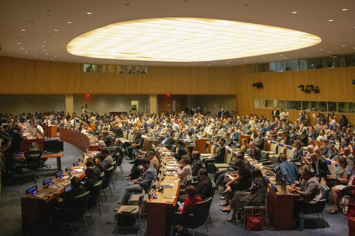 Delegates from several nations gather at the UN High-level Political Forum on Sustainable Development on July 9th, 2019. (Photo Credit: Matthew TenBruggencate / Unsplash)